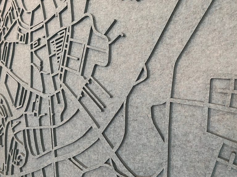 Akoestiek geïntegreerd in interieur van kantoorruimte