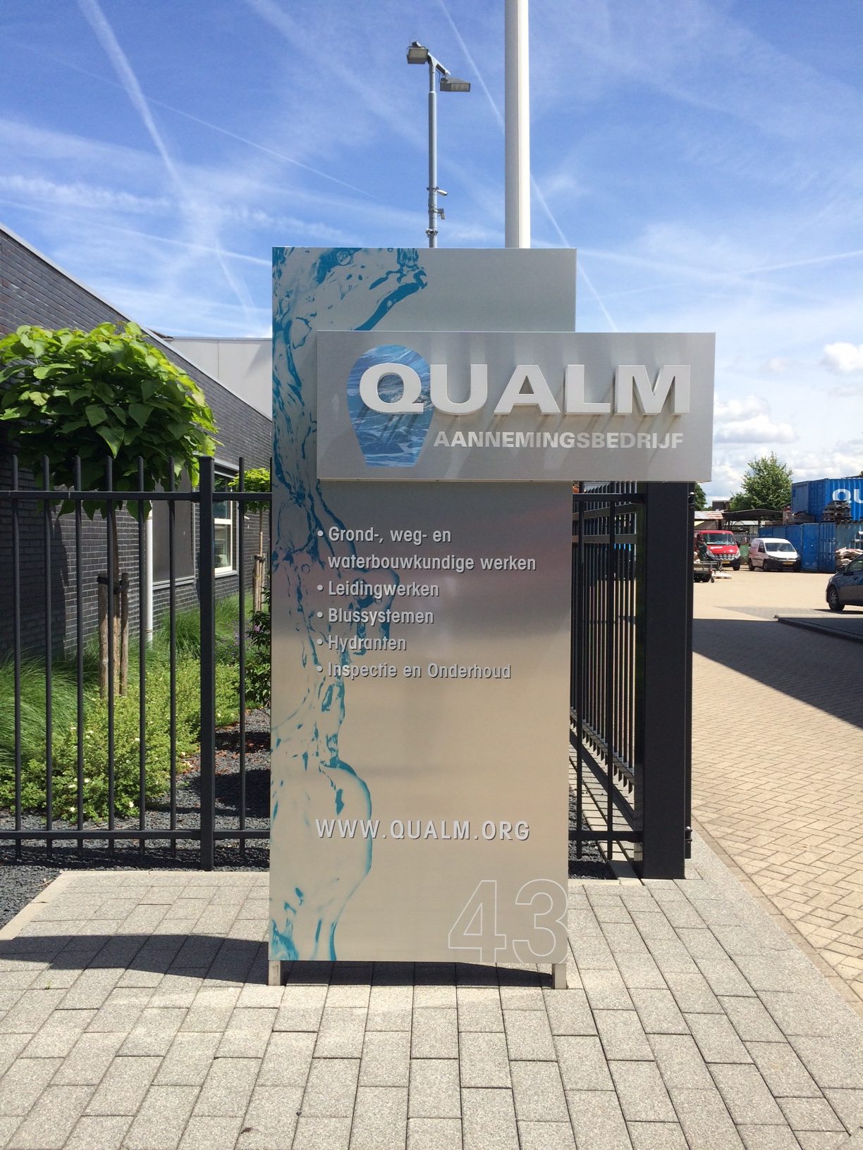 reclamezuil buiten
